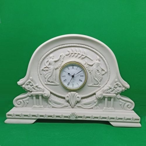 Reloj de marmolina 33x21x6cm Ref. 525