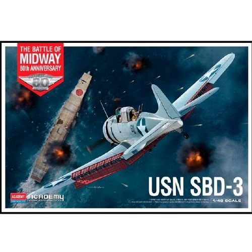 Avión Academy USN SBD-3 Battle of Midway