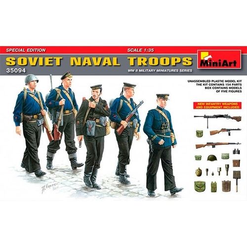 Figuras Miniart Soviet Naval Troops. Sp.Ed