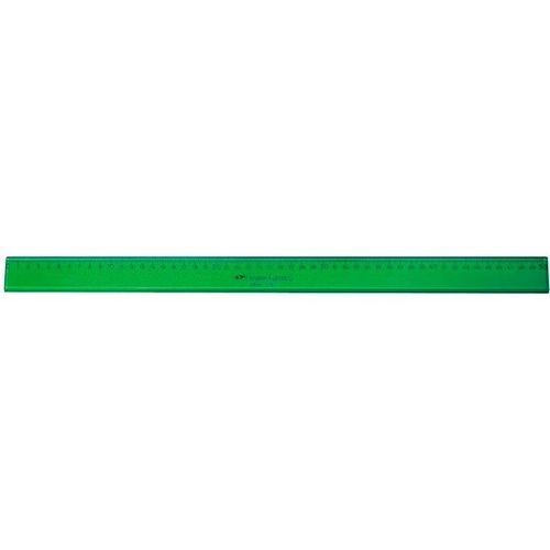 Regla Faber plástico color verde 60cm