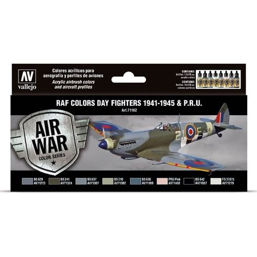 Set 8 Model Air War RAF Day Fighters 41-45