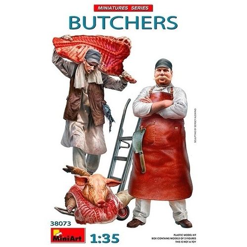 38073 Figuras Miniart Butchers 1/35