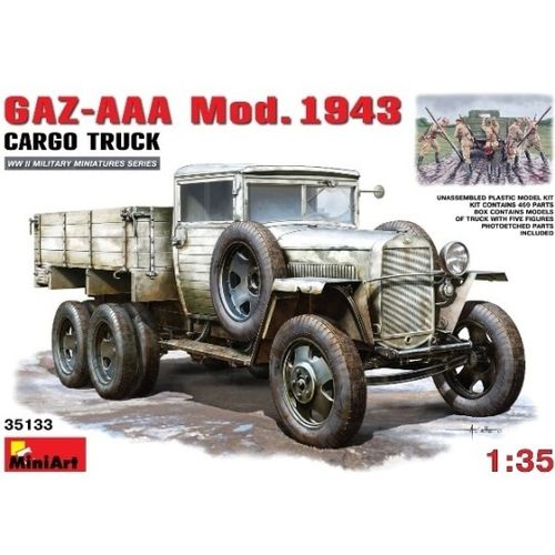 Camión Miniart GAZ-AAA Mod 1943 Cargo Truck