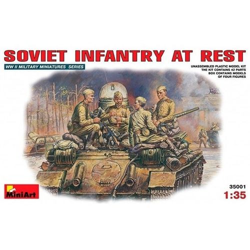 *Figuras Miniart Soviet Infantry at Rest,