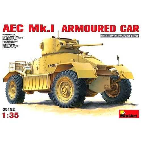 Vehículo Miniart AEC Mk 1 Armoured Car 1/35