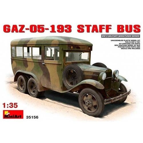 Vehículo MiniArt GAZ 05 193 Staff Bus 1/35
