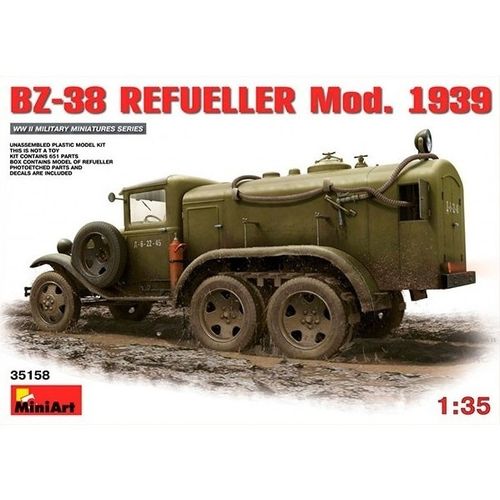 Camión Miniart BZ-38 Refueller Mod. 39 1/35