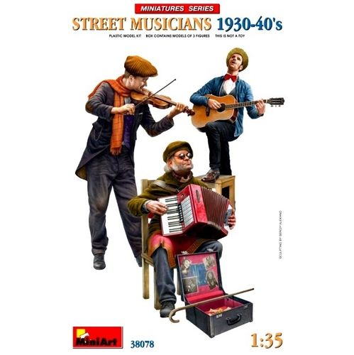 Figuras Miniart Street Musicians 1/35