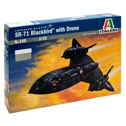0145 Italeri SR71 Blackbird with Drone 1/72