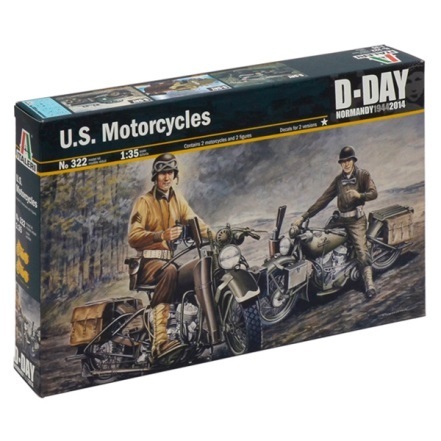 0322 Italeri U.S. Motorcycles WW2 1/35