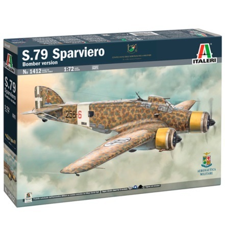1412 Avión Italeri S.79 Sparviero 1/72