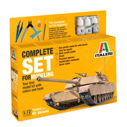 72004 Set Italeri Tanque M1 Abrams 1/72